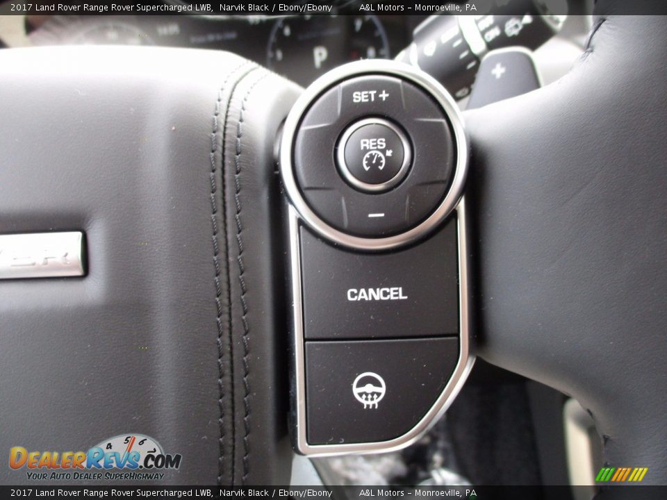 2017 Land Rover Range Rover Supercharged LWB Narvik Black / Ebony/Ebony Photo #17