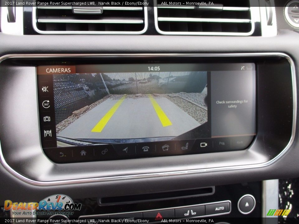 2017 Land Rover Range Rover Supercharged LWB Narvik Black / Ebony/Ebony Photo #18