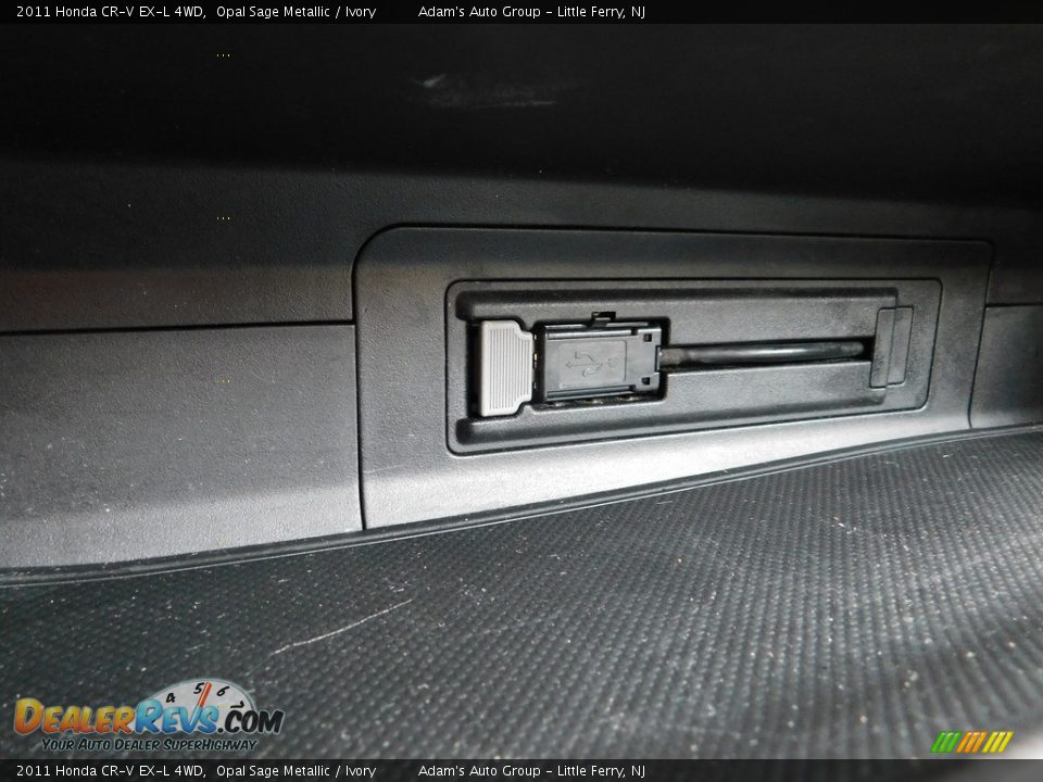 2011 Honda CR-V EX-L 4WD Opal Sage Metallic / Ivory Photo #29