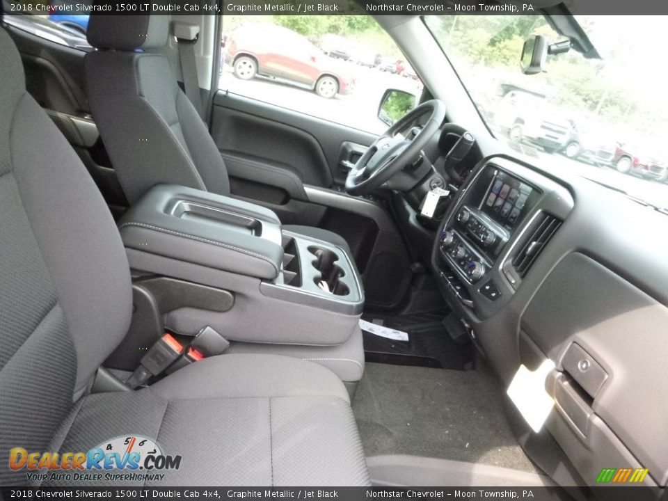 2018 Chevrolet Silverado 1500 LT Double Cab 4x4 Graphite Metallic / Jet Black Photo #11