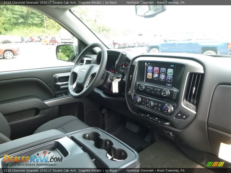 Dashboard of 2018 Chevrolet Silverado 1500 LT Double Cab 4x4 Photo #12