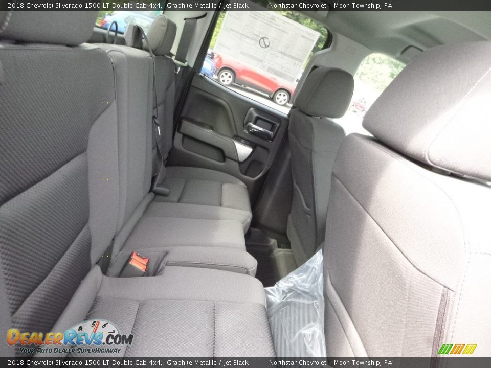 2018 Chevrolet Silverado 1500 LT Double Cab 4x4 Graphite Metallic / Jet Black Photo #13