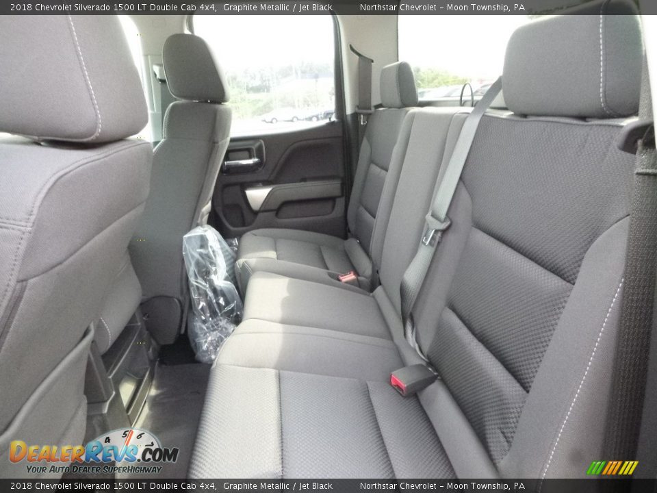 Rear Seat of 2018 Chevrolet Silverado 1500 LT Double Cab 4x4 Photo #15