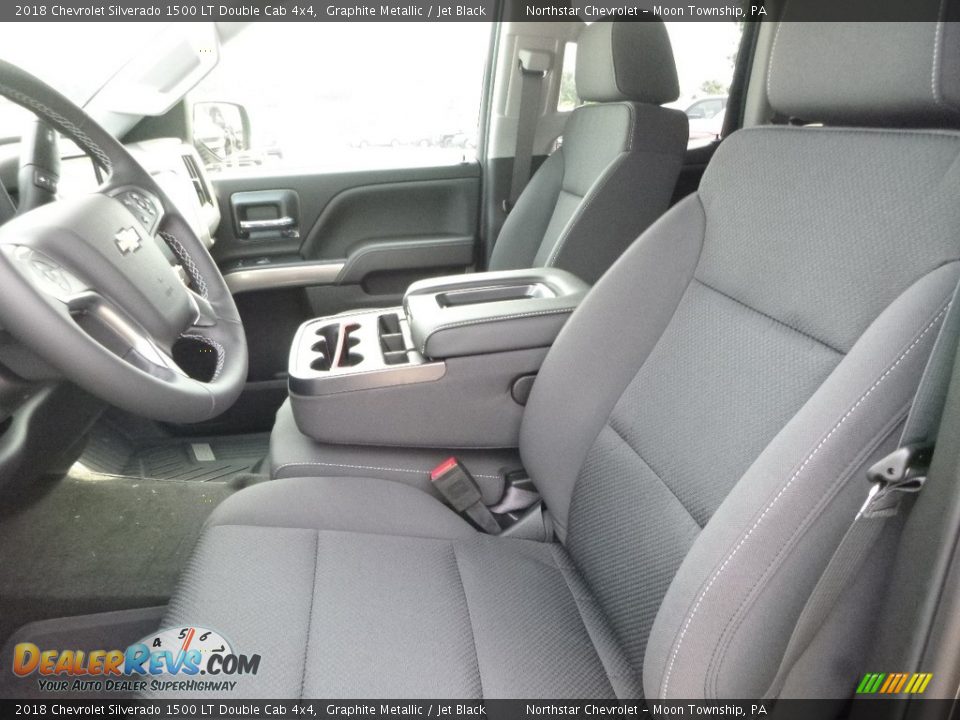 Front Seat of 2018 Chevrolet Silverado 1500 LT Double Cab 4x4 Photo #16