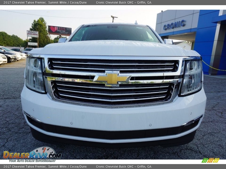 2017 Chevrolet Tahoe Premier Summit White / Cocoa/Dune Photo #2