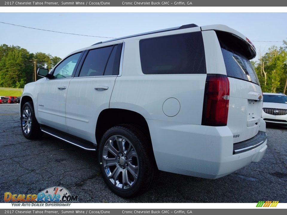 2017 Chevrolet Tahoe Premier Summit White / Cocoa/Dune Photo #5