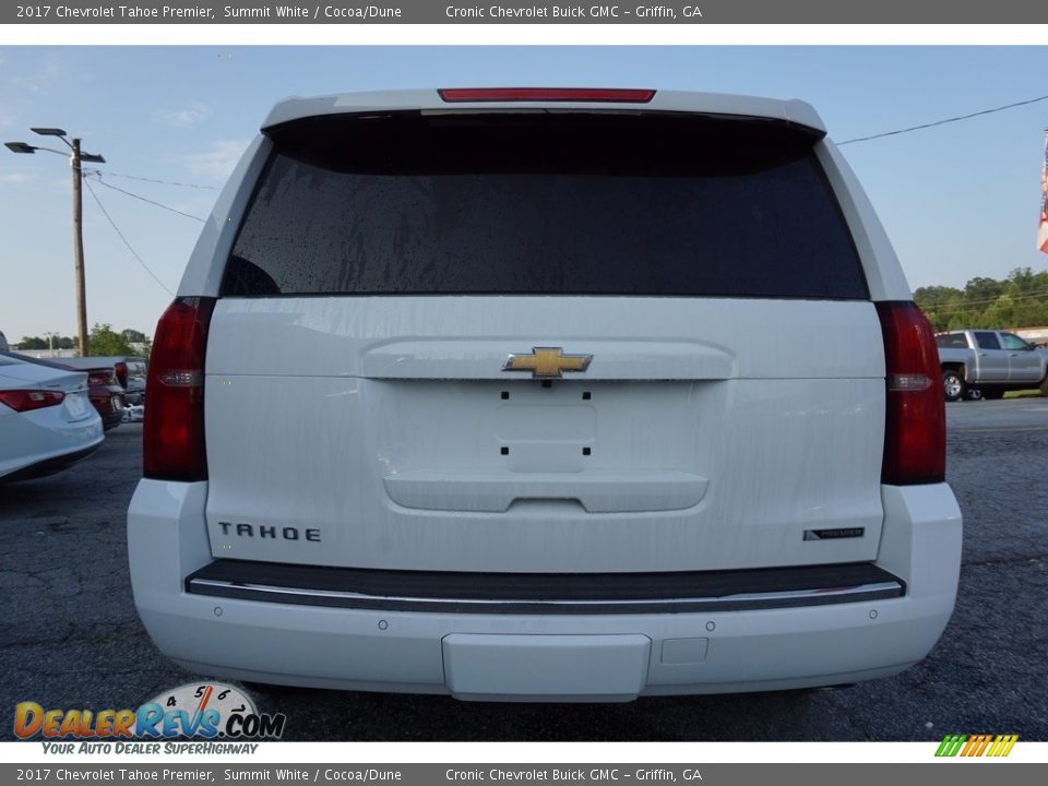2017 Chevrolet Tahoe Premier Summit White / Cocoa/Dune Photo #6