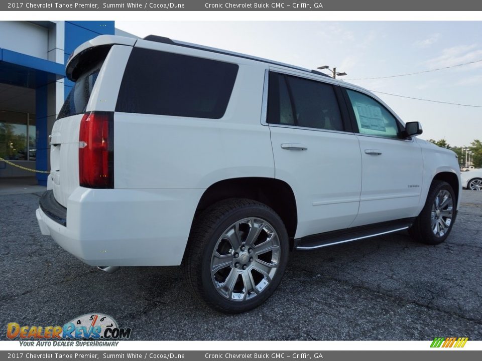 2017 Chevrolet Tahoe Premier Summit White / Cocoa/Dune Photo #7