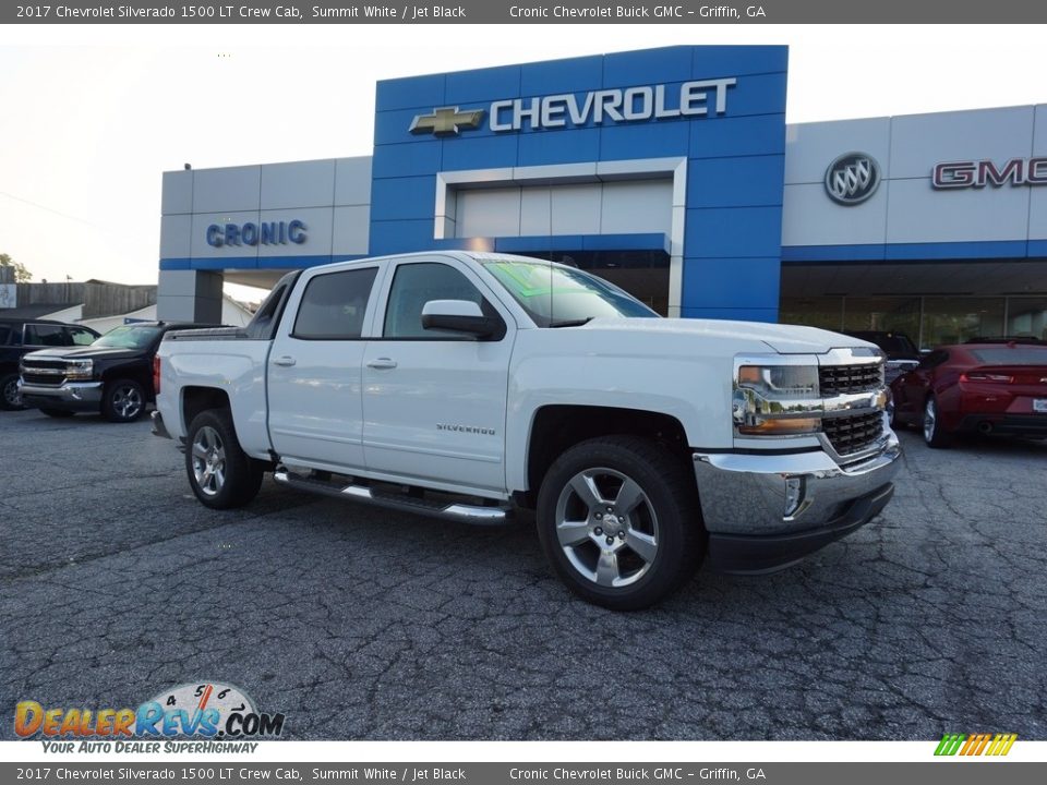 2017 Chevrolet Silverado 1500 LT Crew Cab Summit White / Jet Black Photo #1