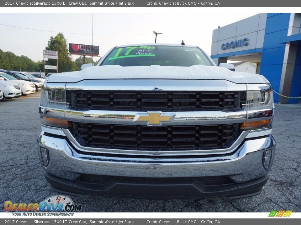 2017 Chevrolet Silverado 1500 LT Crew Cab Summit White / Jet Black Photo #2