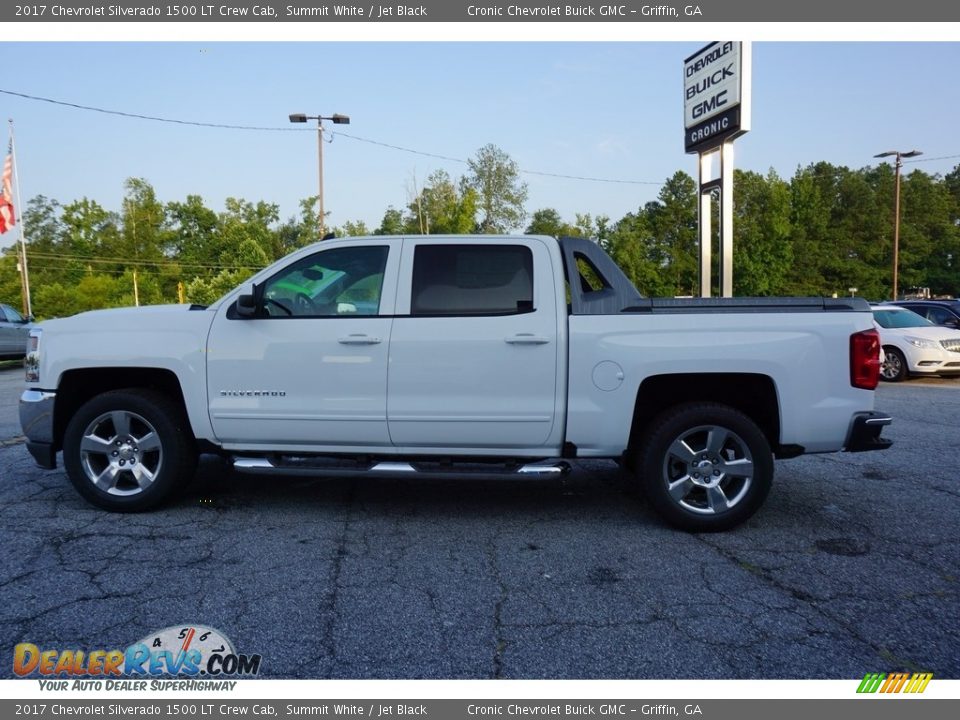 2017 Chevrolet Silverado 1500 LT Crew Cab Summit White / Jet Black Photo #4