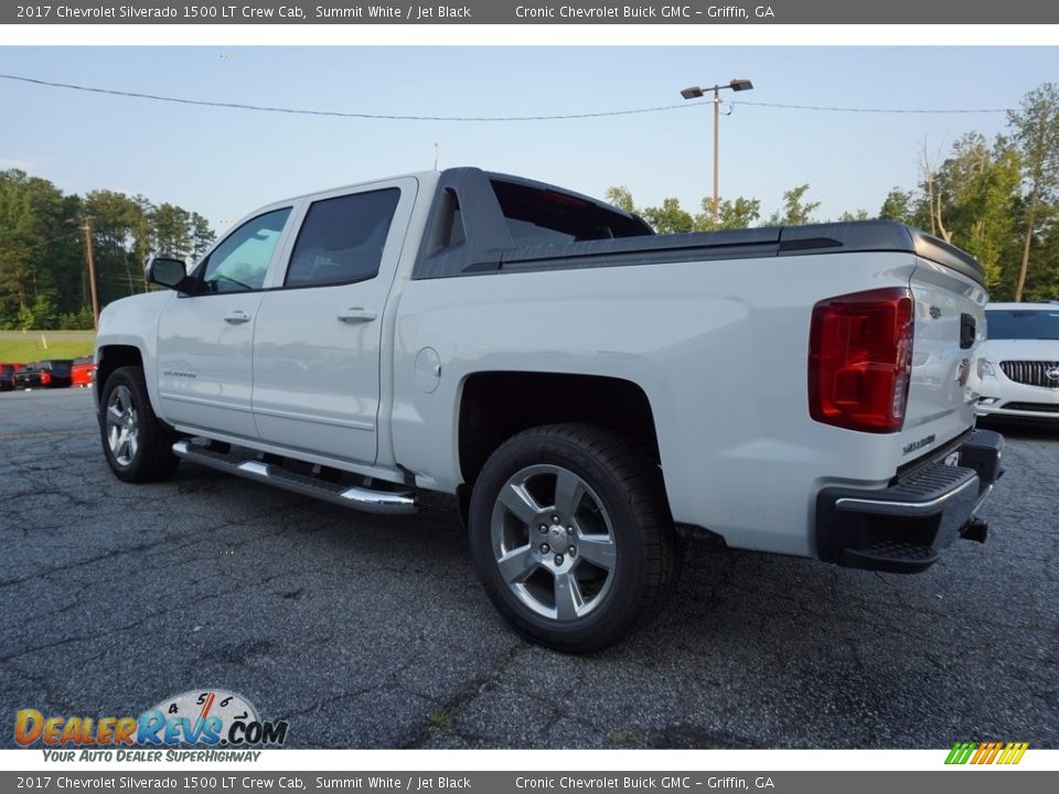 2017 Chevrolet Silverado 1500 LT Crew Cab Summit White / Jet Black Photo #5