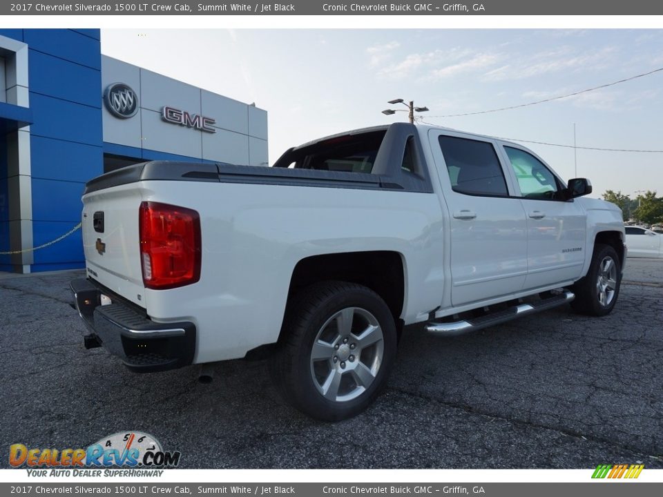 2017 Chevrolet Silverado 1500 LT Crew Cab Summit White / Jet Black Photo #7