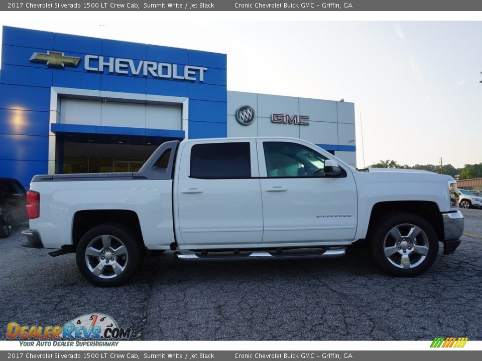 Summit White 2017 Chevrolet Silverado 1500 LT Crew Cab Photo #8