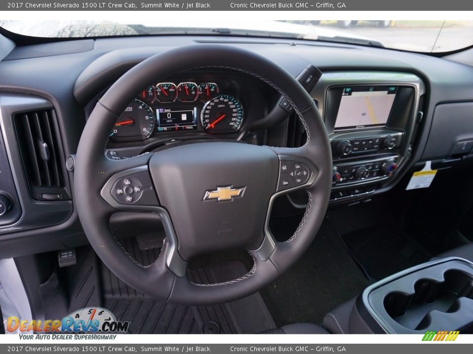 2017 Chevrolet Silverado 1500 LT Crew Cab Summit White / Jet Black Photo #10