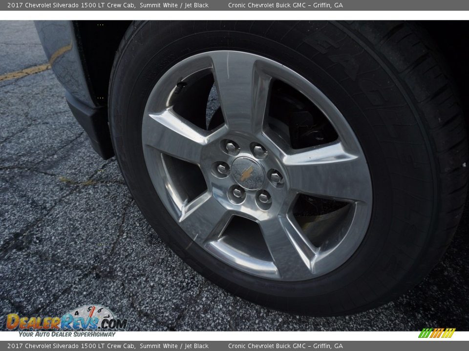 2017 Chevrolet Silverado 1500 LT Crew Cab Summit White / Jet Black Photo #11