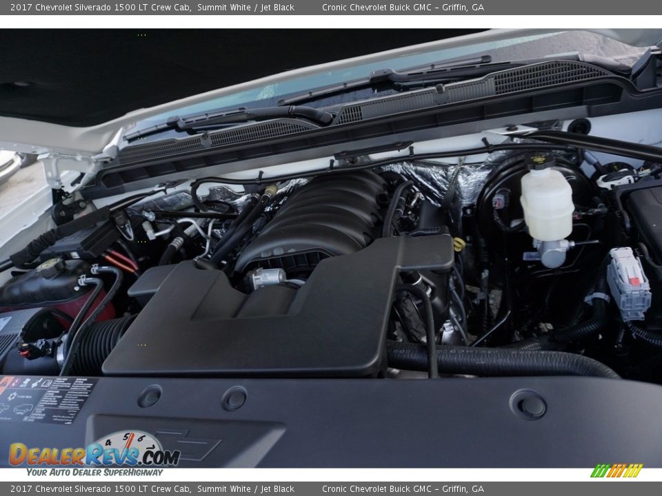 2017 Chevrolet Silverado 1500 LT Crew Cab Summit White / Jet Black Photo #12