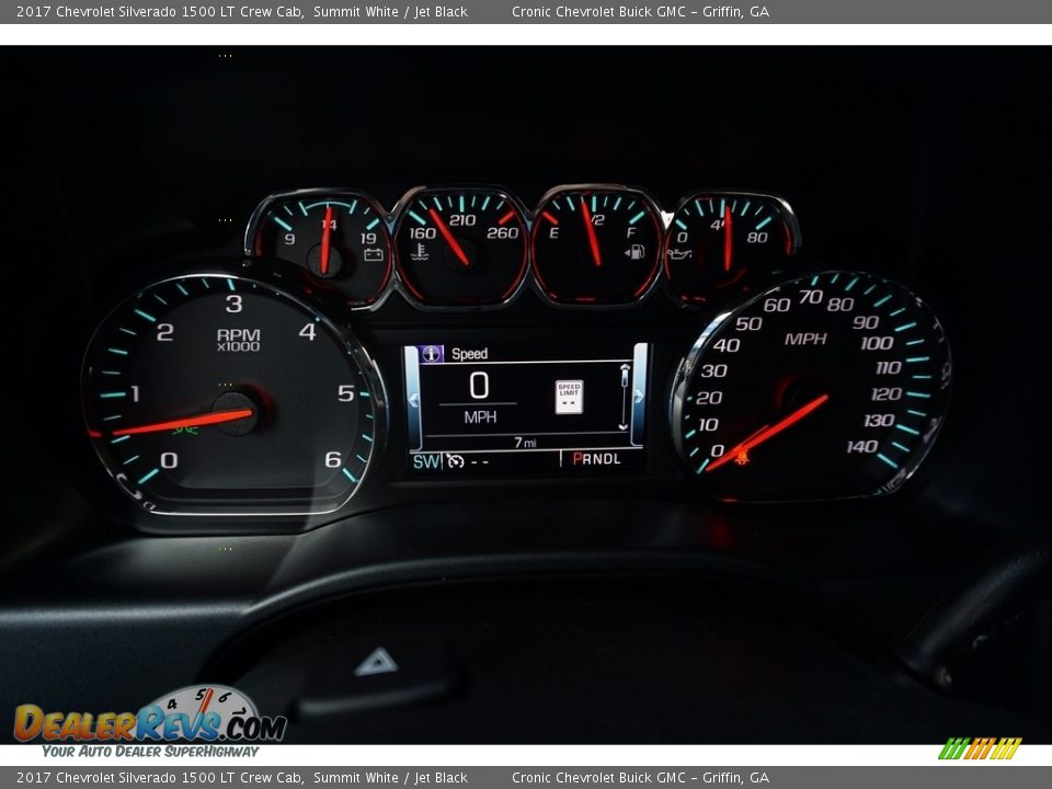 2017 Chevrolet Silverado 1500 LT Crew Cab Summit White / Jet Black Photo #13