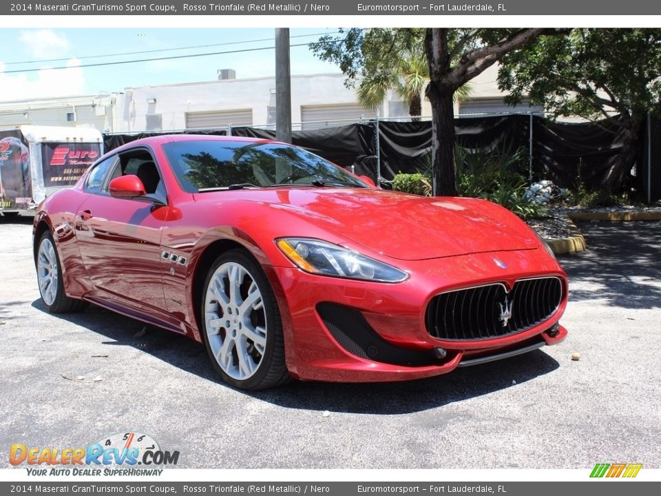 2014 Maserati GranTurismo Sport Coupe Rosso Trionfale (Red Metallic) / Nero Photo #3