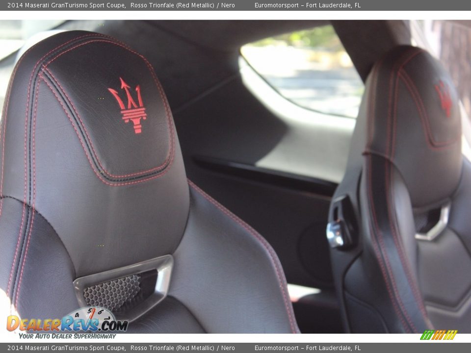 2014 Maserati GranTurismo Sport Coupe Rosso Trionfale (Red Metallic) / Nero Photo #7