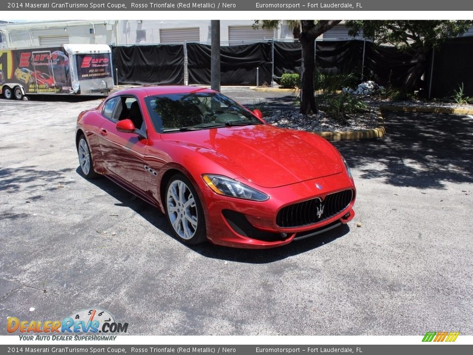 2014 Maserati GranTurismo Sport Coupe Rosso Trionfale (Red Metallic) / Nero Photo #12