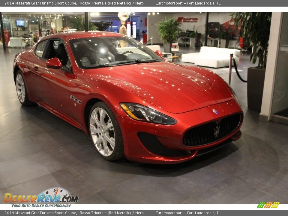 2014 Maserati GranTurismo Sport Coupe Rosso Trionfale (Red Metallic) / Nero Photo #15