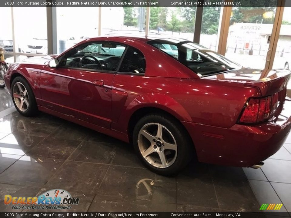 2003 Ford Mustang Cobra Coupe Redfire Metallic / Dark Charcoal/Medium Parchment Photo #2