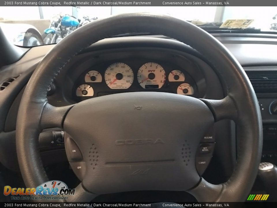 2003 Ford Mustang Cobra Coupe Steering Wheel Photo #12
