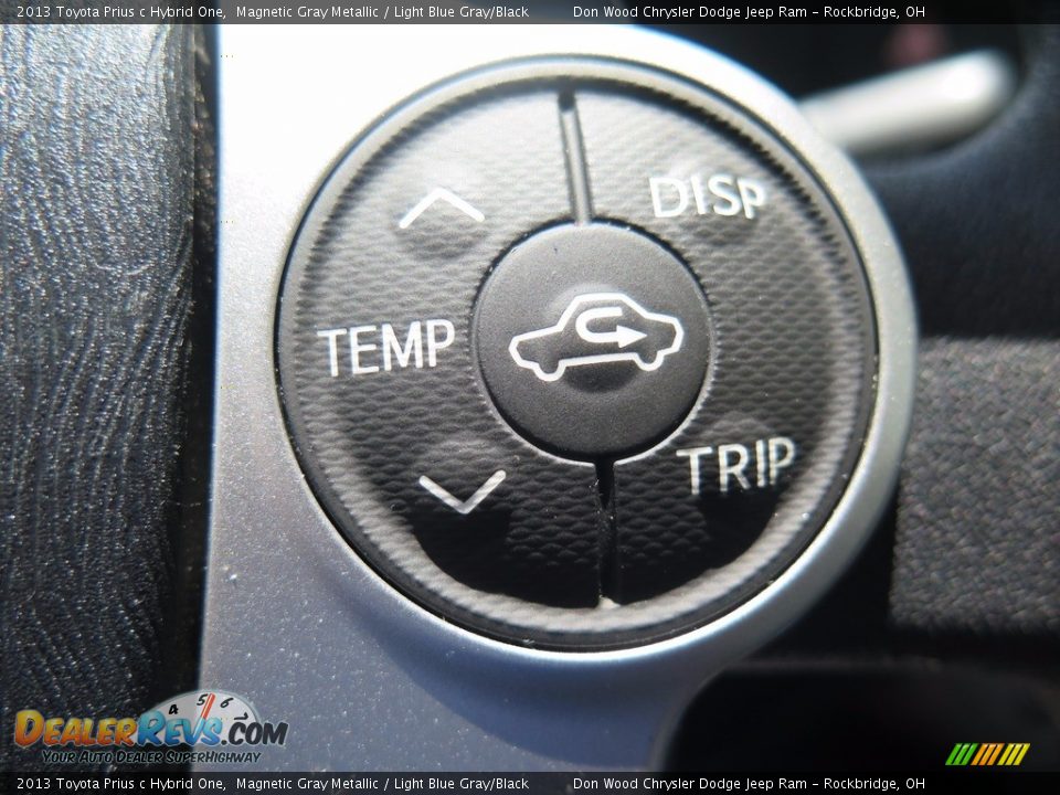 2013 Toyota Prius c Hybrid One Magnetic Gray Metallic / Light Blue Gray/Black Photo #28