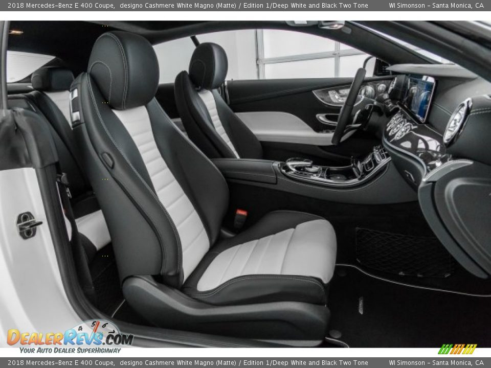 Edition 1/Deep White and Black Two Tone Interior - 2018 Mercedes-Benz E 400 Coupe Photo #2