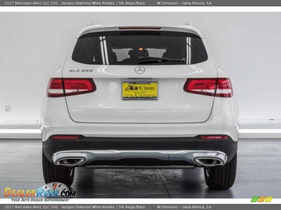 2017 Mercedes-Benz GLC 300 designo Diamond White Metallic / Silk Beige/Black Photo #4