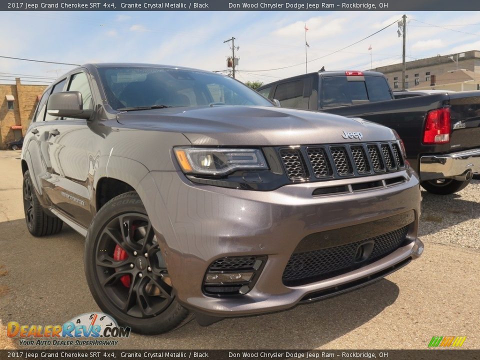 2017 Jeep Grand Cherokee SRT 4x4 Granite Crystal Metallic / Black Photo #1