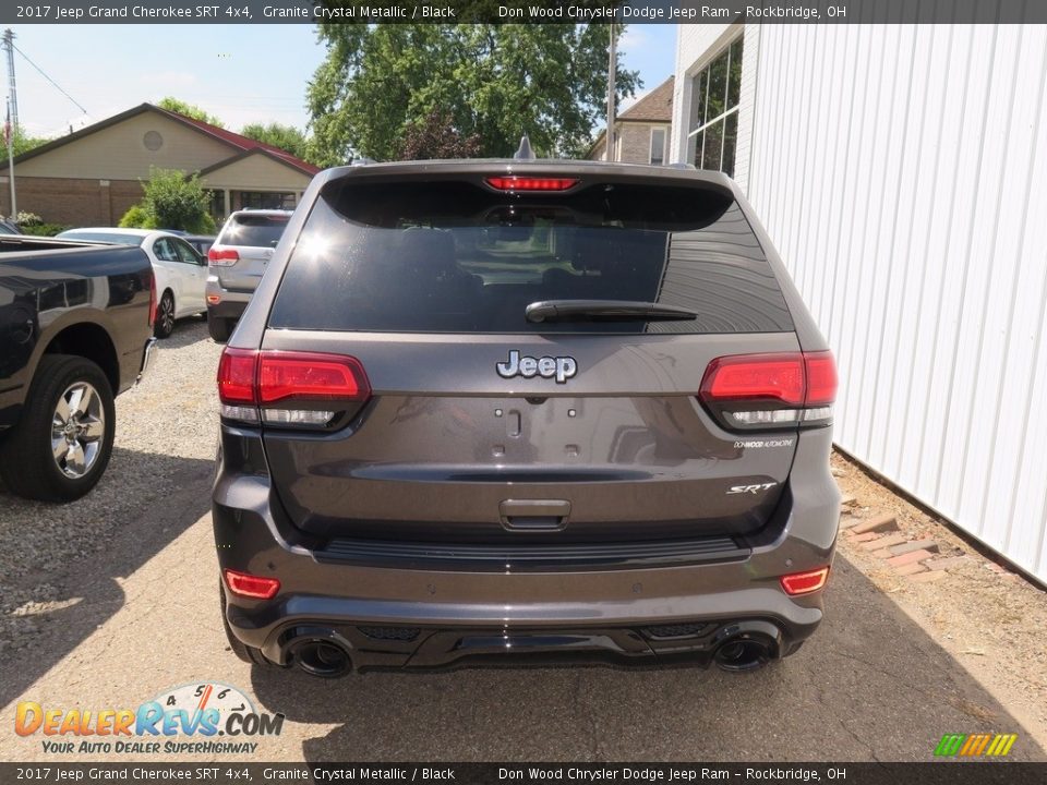 2017 Jeep Grand Cherokee SRT 4x4 Granite Crystal Metallic / Black Photo #6