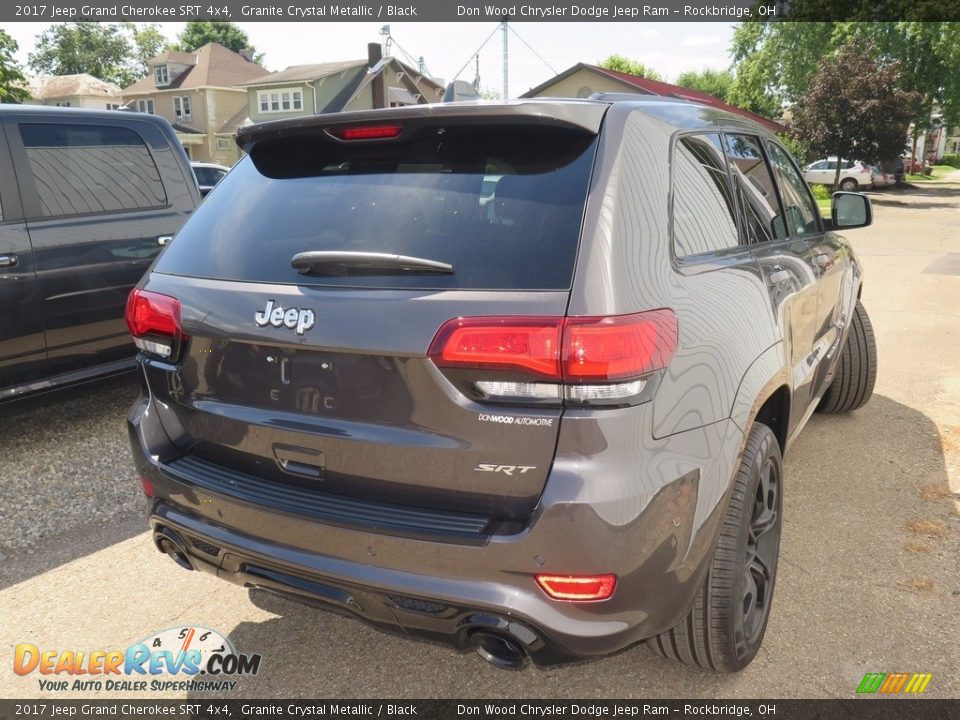 2017 Jeep Grand Cherokee SRT 4x4 Granite Crystal Metallic / Black Photo #7