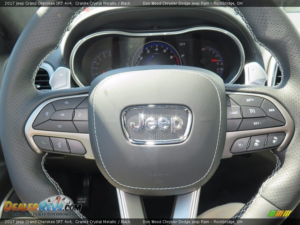 2017 Jeep Grand Cherokee SRT 4x4 Granite Crystal Metallic / Black Photo #9
