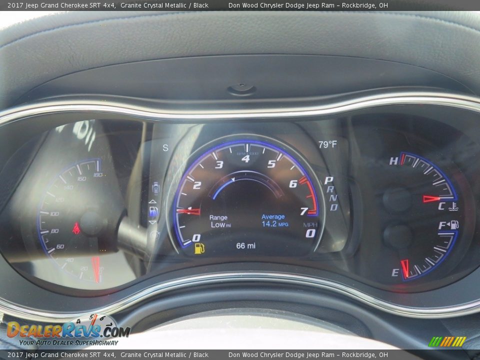 2017 Jeep Grand Cherokee SRT 4x4 Granite Crystal Metallic / Black Photo #10