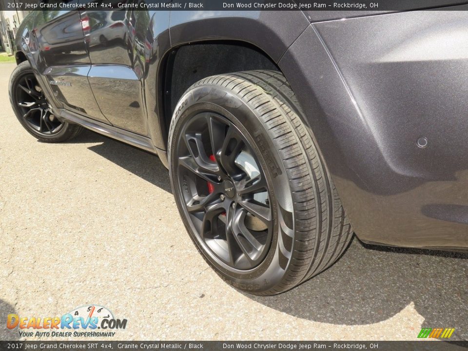 2017 Jeep Grand Cherokee SRT 4x4 Granite Crystal Metallic / Black Photo #14