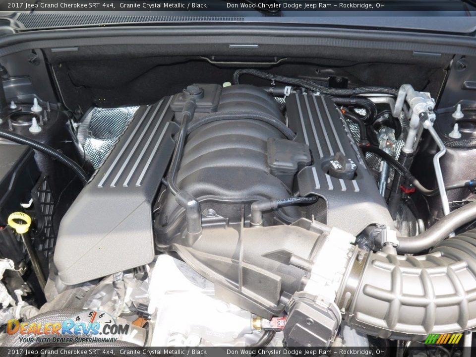 2017 Jeep Grand Cherokee SRT 4x4 Granite Crystal Metallic / Black Photo #18