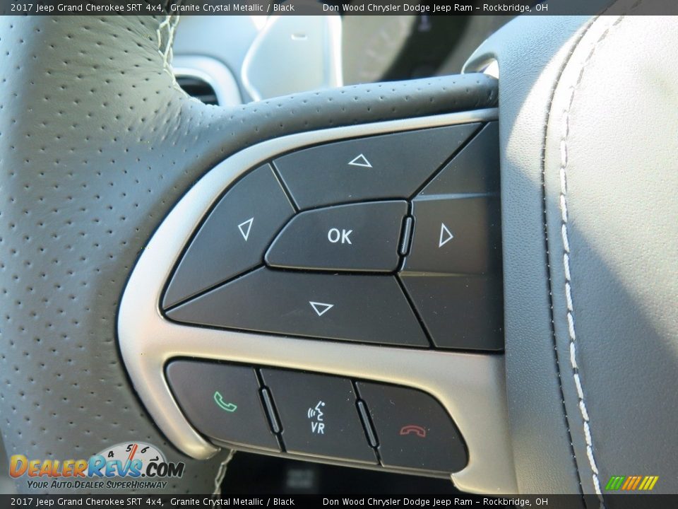 2017 Jeep Grand Cherokee SRT 4x4 Granite Crystal Metallic / Black Photo #19