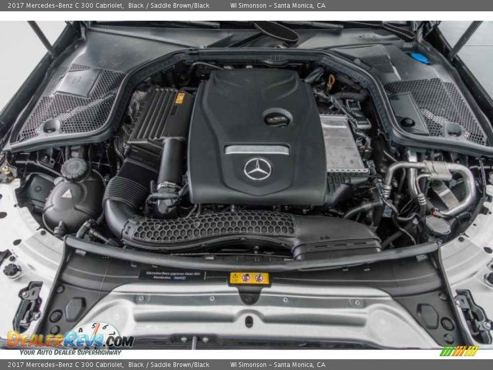 2017 Mercedes-Benz C 300 Cabriolet Black / Saddle Brown/Black Photo #8