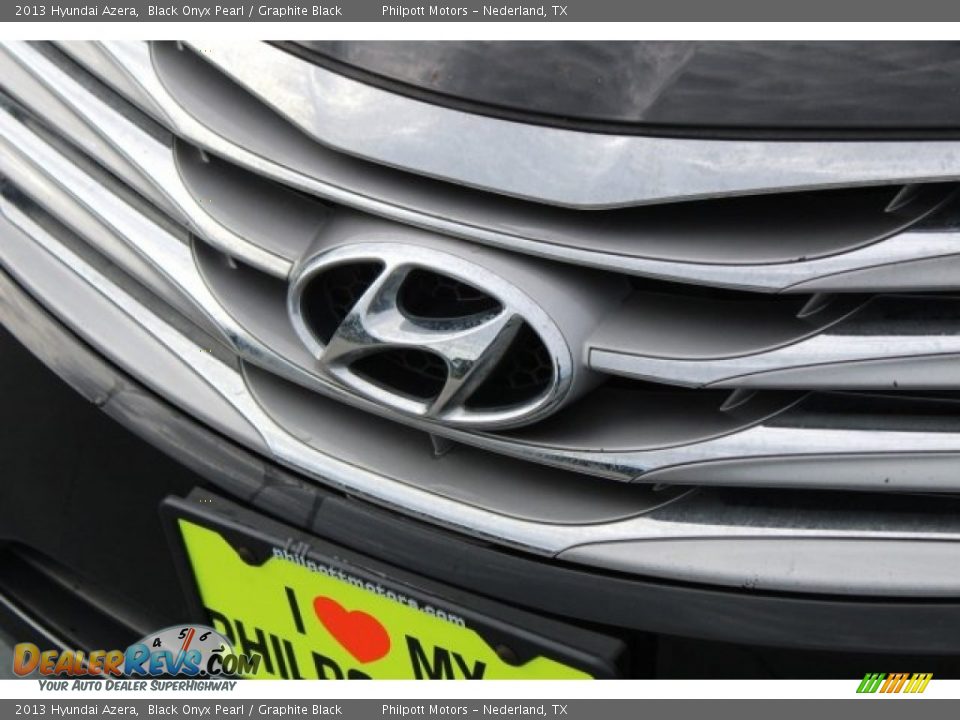 2013 Hyundai Azera Black Onyx Pearl / Graphite Black Photo #4