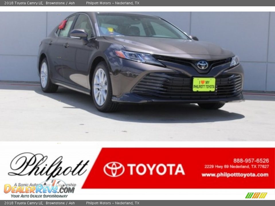 2018 Toyota Camry LE Brownstone / Ash Photo #1