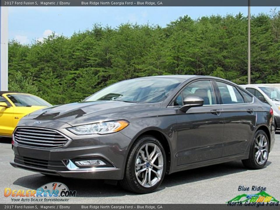 2017 Ford Fusion S Magnetic / Ebony Photo #1