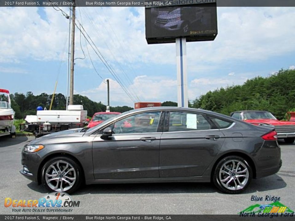 2017 Ford Fusion S Magnetic / Ebony Photo #2
