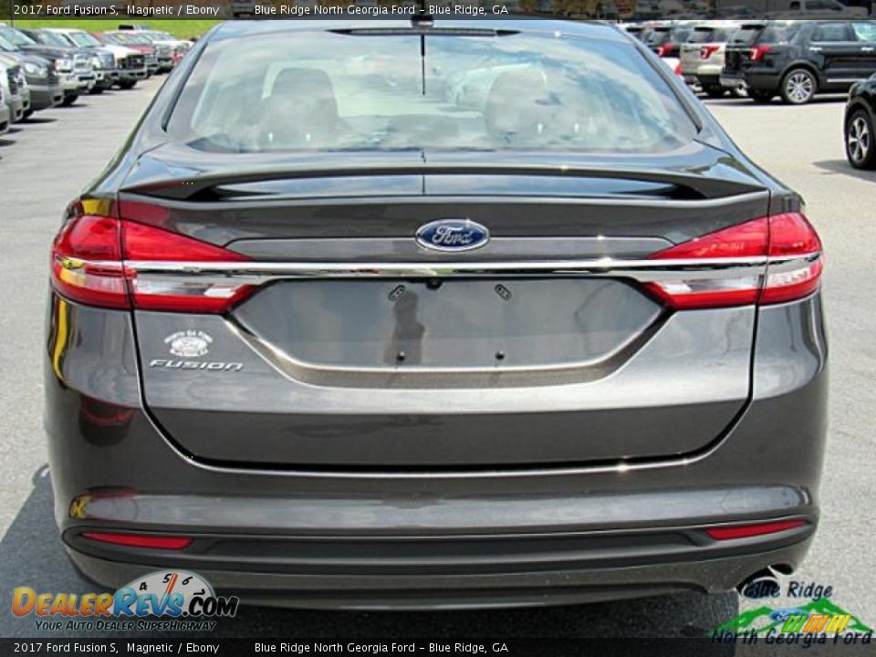 2017 Ford Fusion S Magnetic / Ebony Photo #4