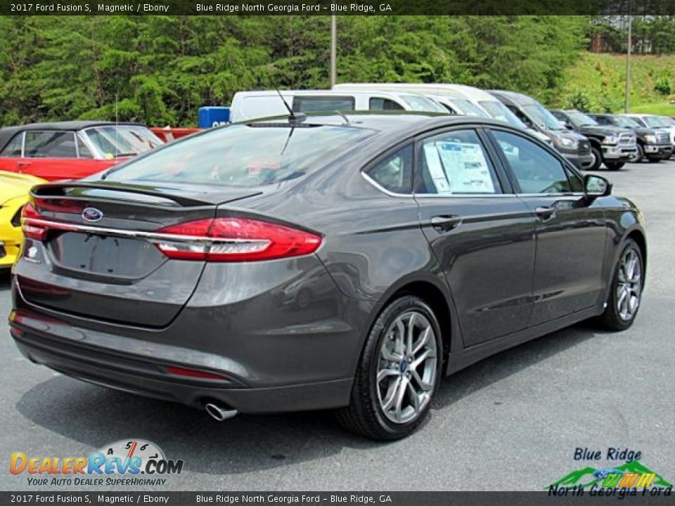 2017 Ford Fusion S Magnetic / Ebony Photo #5