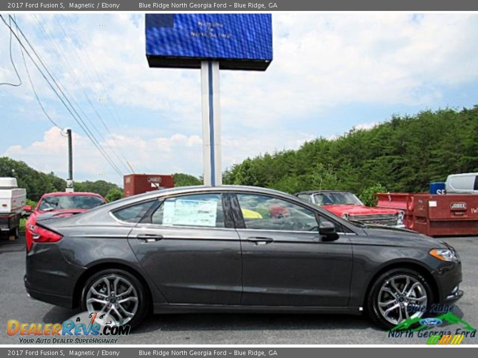 2017 Ford Fusion S Magnetic / Ebony Photo #6