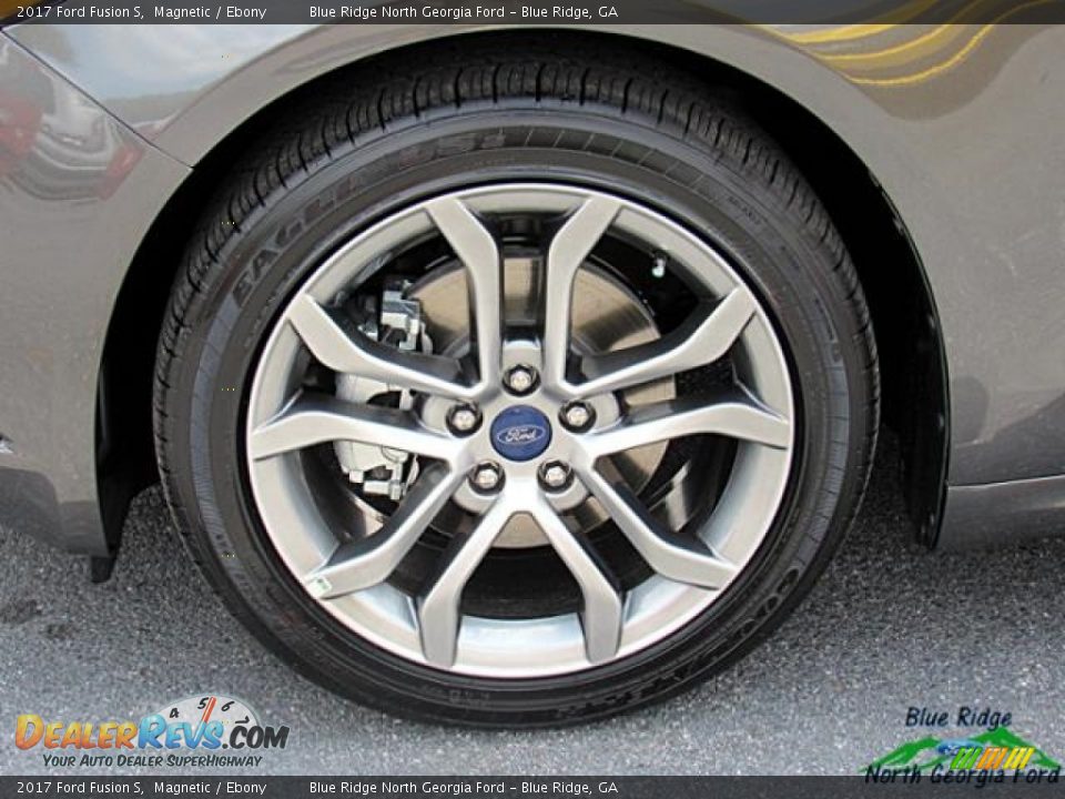 2017 Ford Fusion S Magnetic / Ebony Photo #9