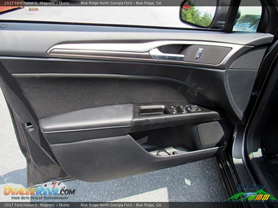 2017 Ford Fusion S Magnetic / Ebony Photo #11