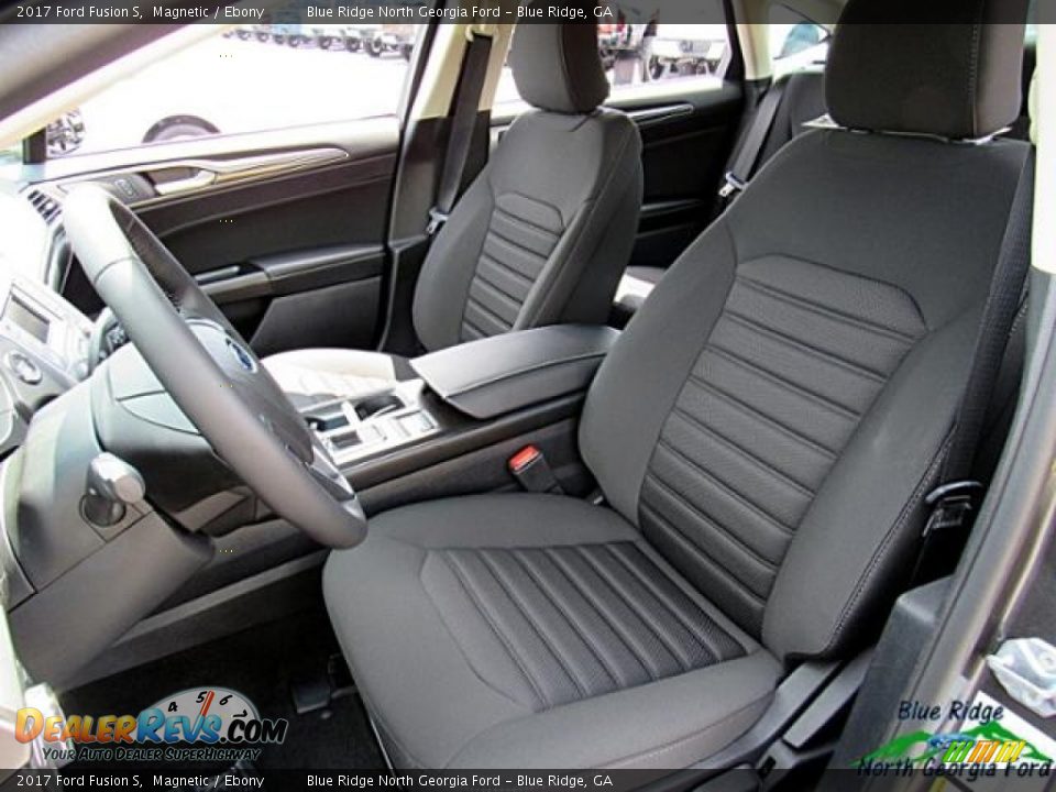 2017 Ford Fusion S Magnetic / Ebony Photo #13
